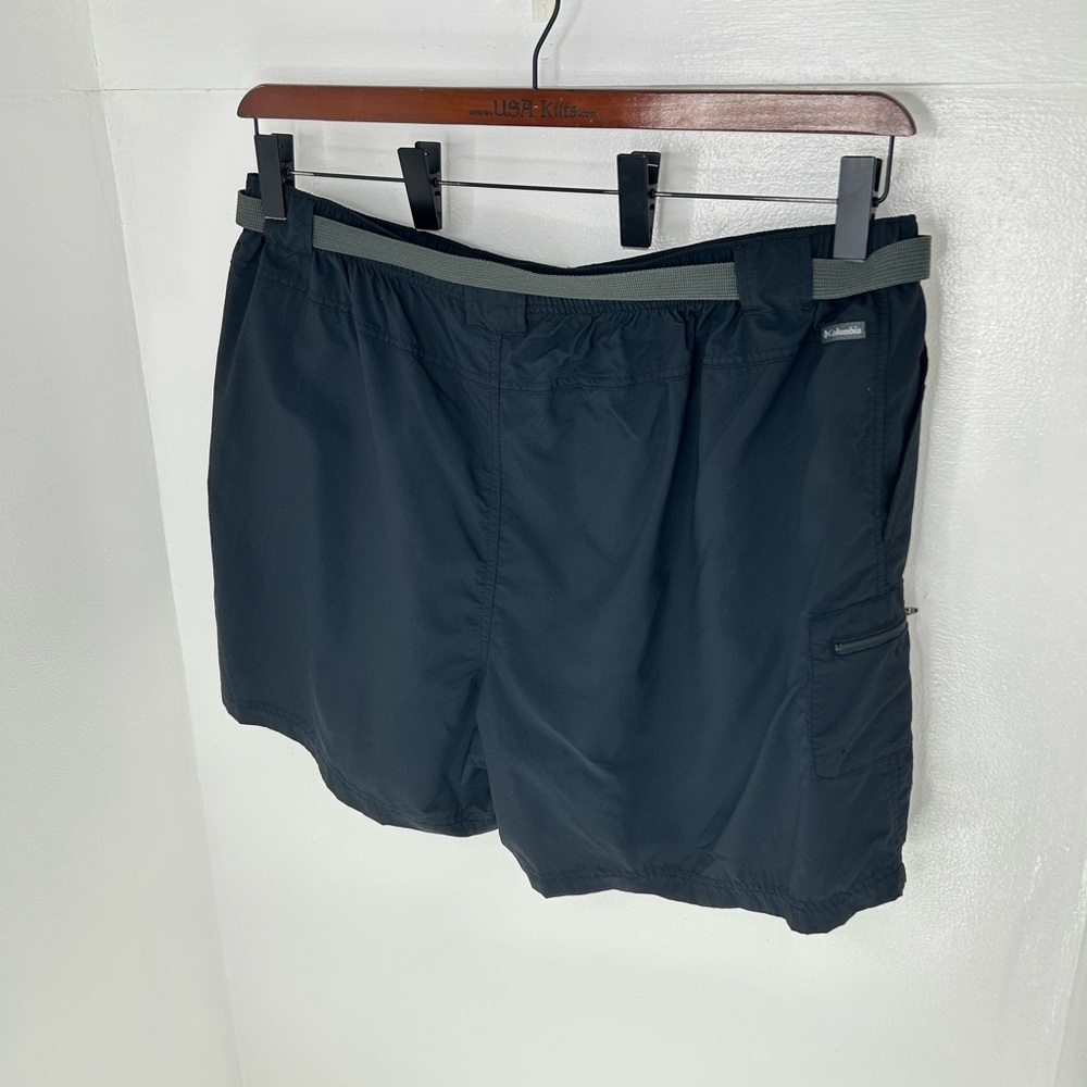 Columbia Womens Belted Cargo Shorts Size 3X Black Outdoor Hiking Active‎ 40x6 - Picture 6 of 11